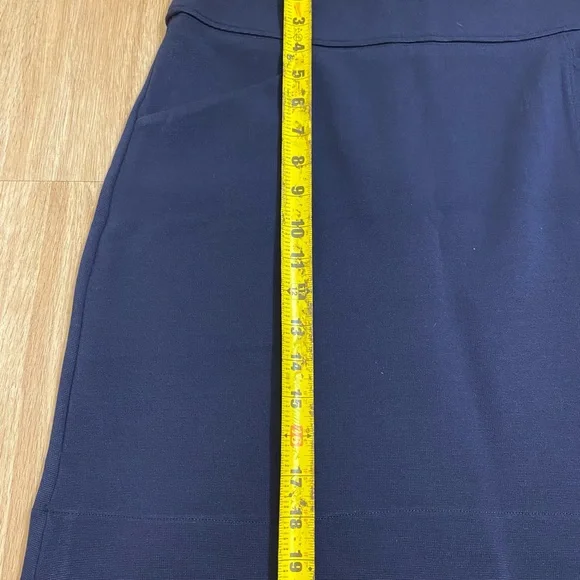 Maeve Navy Pencil Skirt - Picture 5 of 6